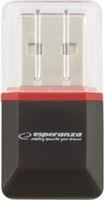 Esperanza Micro SD USB Kaartlezer MicroSD Kaartlezer