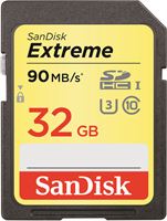 Sandisk 32GB Extreme SDHC U3/Class 10