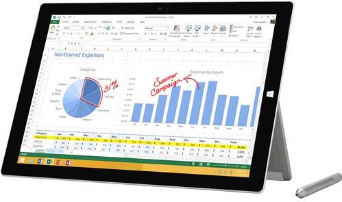 Microsoft Surface Pro 3 12,0 inch / zilver / 512 GB