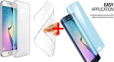 Daarom Vooraf Muf iCall Samsung Galaxy S7 Edge - Siliconen Transparant TPU Gel Case Cover +  Met Gratis Curved Tempered Glass Screenprotector 3D 9H Gehard Glas - 360  graden protectie telefoonhoesje kopen? | Kieskeurig.nl | helpt je kiezen