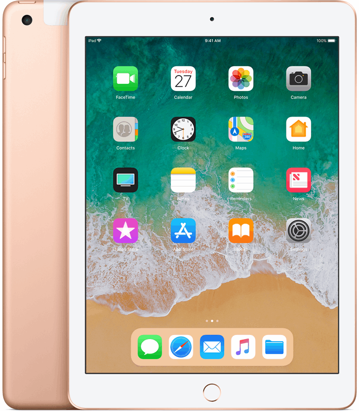 Apple iPad 2018 9,7 inch / goud / 128 GB / 4G
