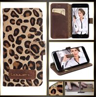 Bouletta Lederen Apple iPhone 7/8 Hoesje - Book Case - Leopard