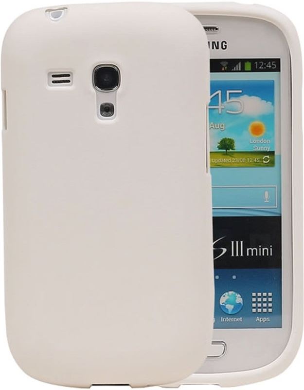 Best Cases Wit Zand TPU back cover hoesje voor Samsung Galaxy mini I8190 | Prijzen vergelijken | Kieskeurig.nl