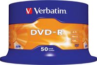 Verbatim DVD-R 4.7Gb 120min 16x - 50 Stuks / Spindel spindle
