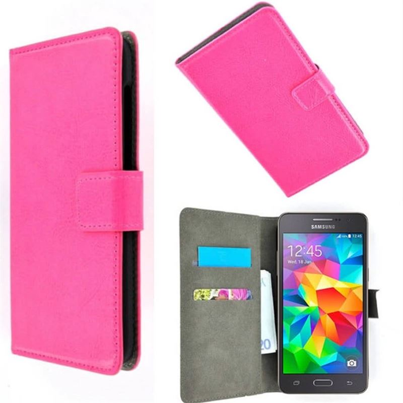 pearlycase Samsung Galaxy Core Prime VE Wallet Bookcase hoesje Roze Galaxy Core Prime VE Bookcase hoesje Roze Telefoonhoesje kopen? Kieskeurig.nl | helpt je kiezen