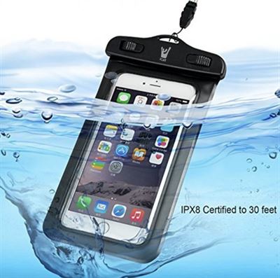 iCall Waterdichte voor alle Telefoons tot 6 inch â€“ Waterdicht tot 10 meter - Waterproof