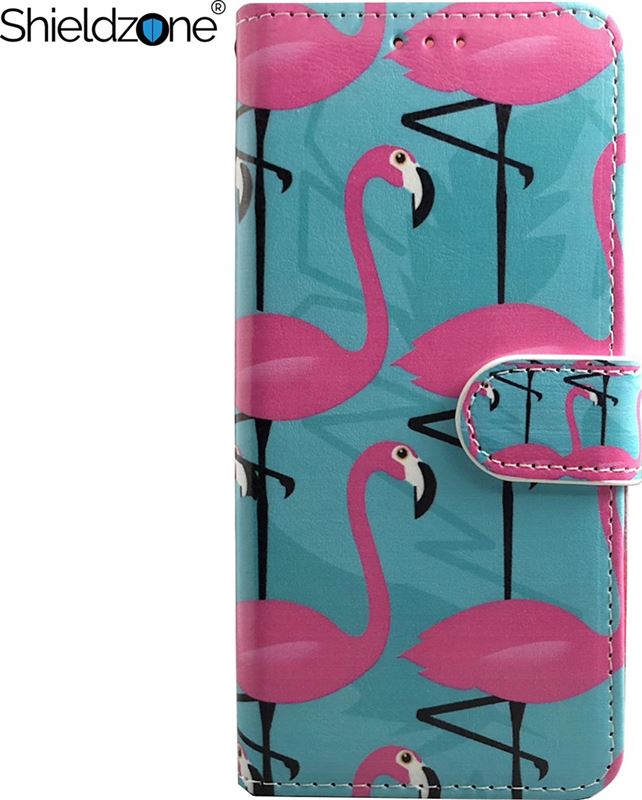 dok voorbeeld Kinderpaleis SHIELDZONE - Huawei Y7 2018 Portemonnee hoesje - Flamingo Telefoonhoesje  kopen? | Kieskeurig.nl | helpt je kiezen