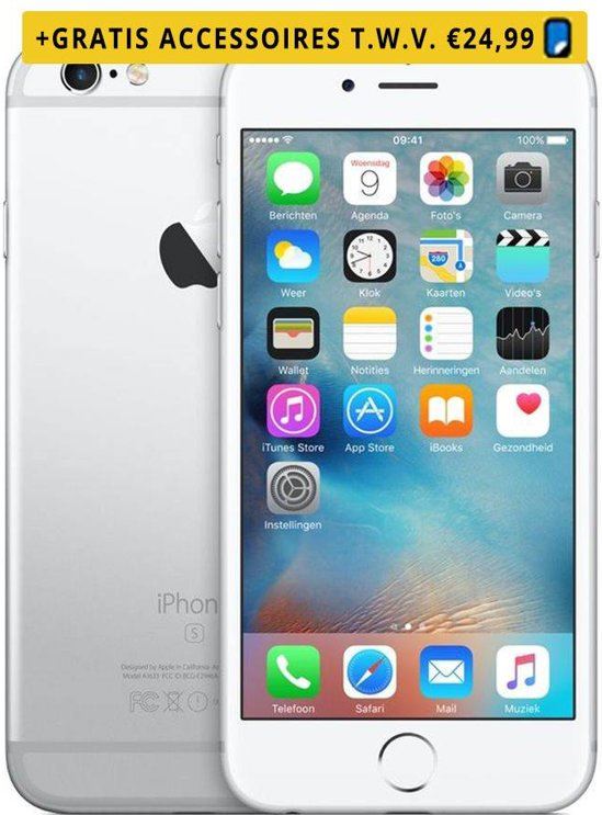 Apple Green Mobile Refurbished iPhone 6S Kleur: Zilver Opslagcapaciteit: 32GB Kwaliteit: Als nieuw