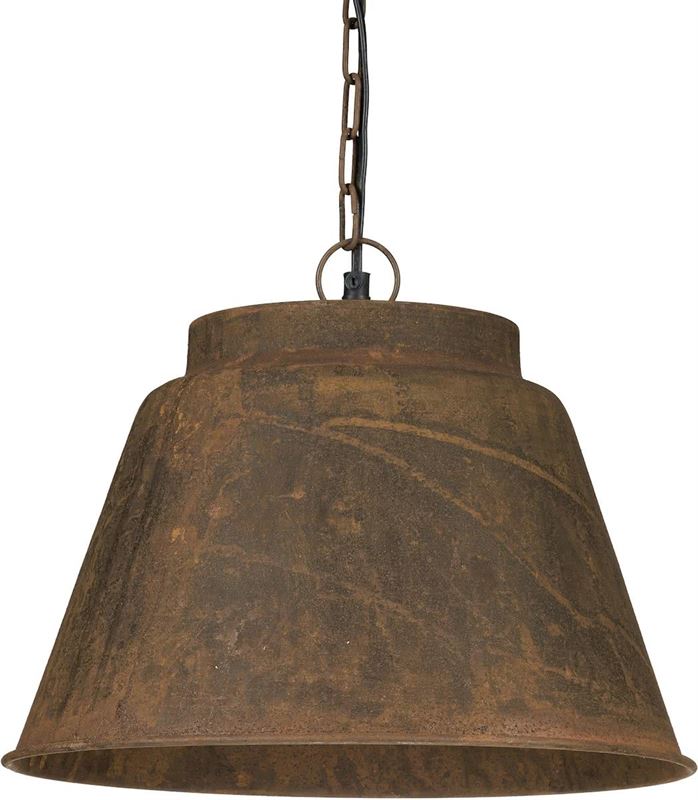 reparatie dood Civiel Relaxdays Hanglamp roest industrieel bruin pendellamp plafondlamp corrosie  geoxideerd | Prijzen vergelijken | Kieskeurig.nl