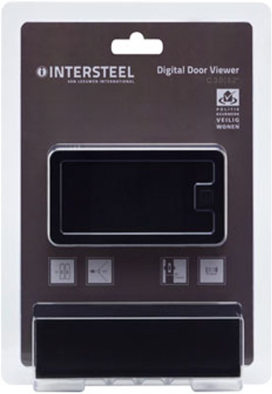 Intersteel Digitale deurcamera met spion DDV 3.0 in blister verpakking
