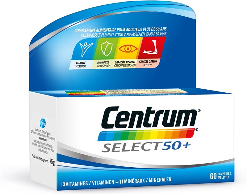 Centrum Select 50+ Tabletten 60st Verzorging (overig) kopen? | helpt je kiezen