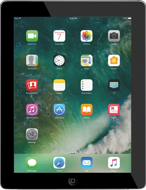 Apple Refurbished Apple iPad 4 WiFi – 16GB - Spacegrijs 2016 9,7 inch / zwart / 16 GB