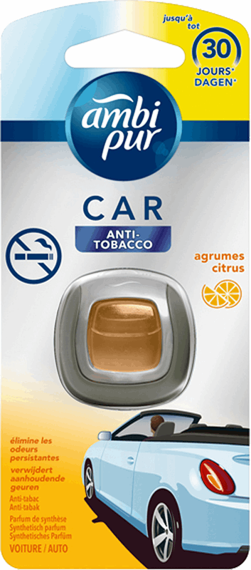 Ambi Pur Car Anti Tabak 2 ml Luchtverfrisser Geen rooklucht meer in de auto | Prijzen vergelijken Kieskeurig.nl