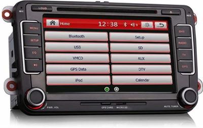 Cartronix RNS 510 Multimedia-autoradio voor Volkswagen/Seat/Skoda met Navigatie & Bluetooth. Nu met gratis kenteken-achteruitrijcamera auto multimedia kopen? | Kieskeurig.be helpt je kiezen