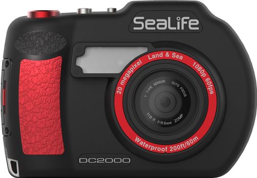 SeaLife DC2000 zwart, rood