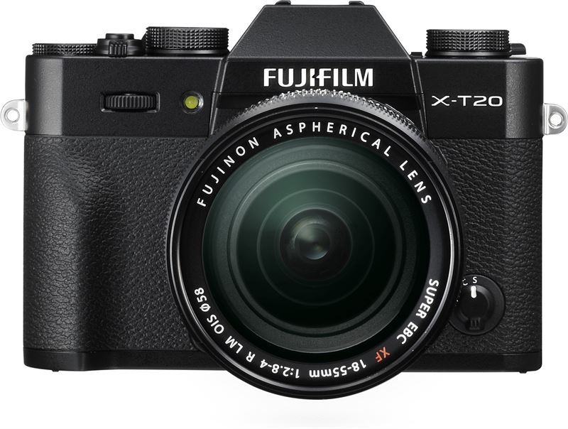 Fujifilm X T20 + XF 18-55mm F 2.8-4 R LM OIS zwart