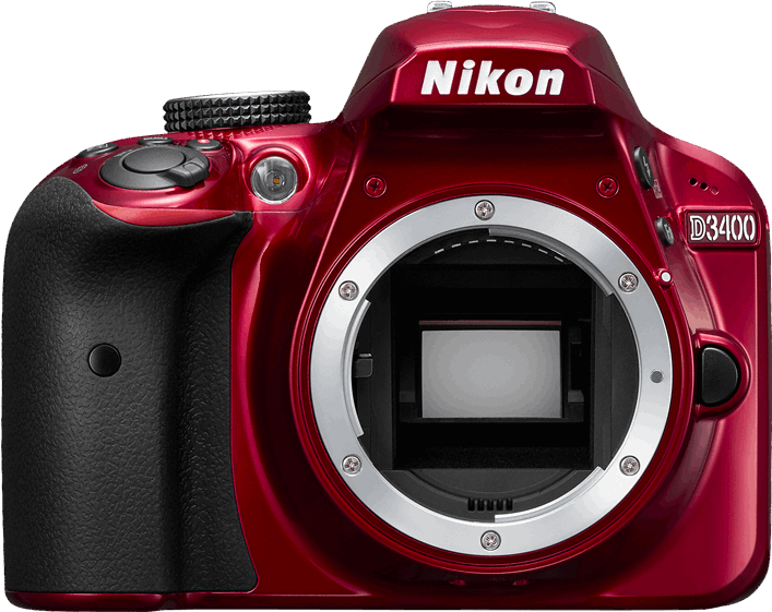 Nikon D3400 rood