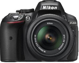 Nikon D5300 + 18-105mm VR + Tamron 70-300mm Di LD Macro zwart, grijs