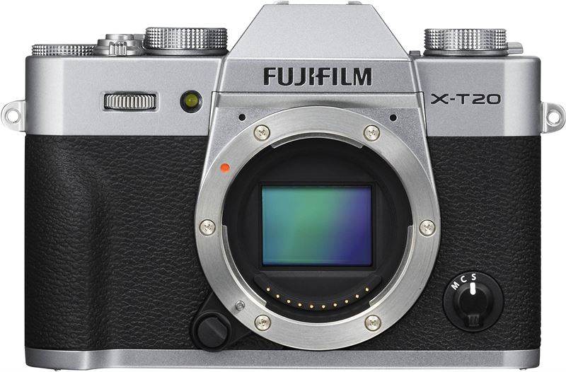 Fujifilm X T20 blauw, zilver