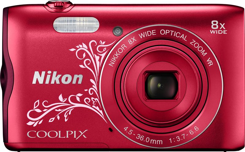 Nikon COOLPIX A300 rood