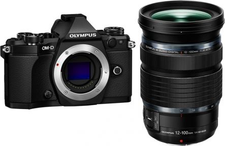 Olympus OM-D E-M5 Mark II + EZ12-100 zwart