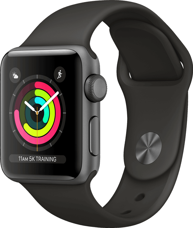 Apple Watch Series 3 grijs / S|L