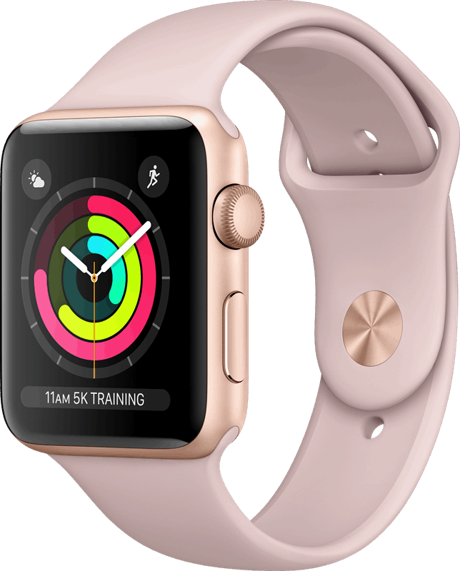 Apple Watch Series 3 roze / M|L