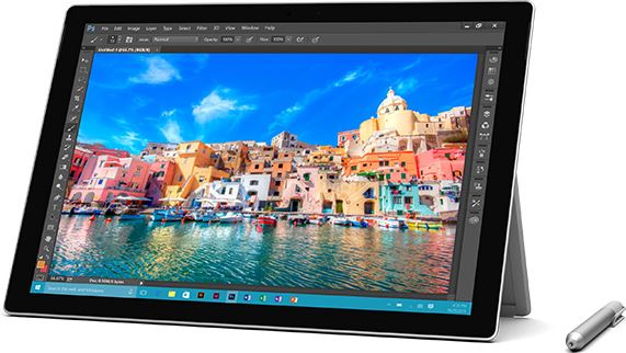 Microsoft Surface Pro 4 12,3 inch / zilver / 256 GB