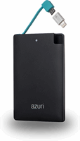 Azuri Slim Power Bank 4000 mAh - zwart