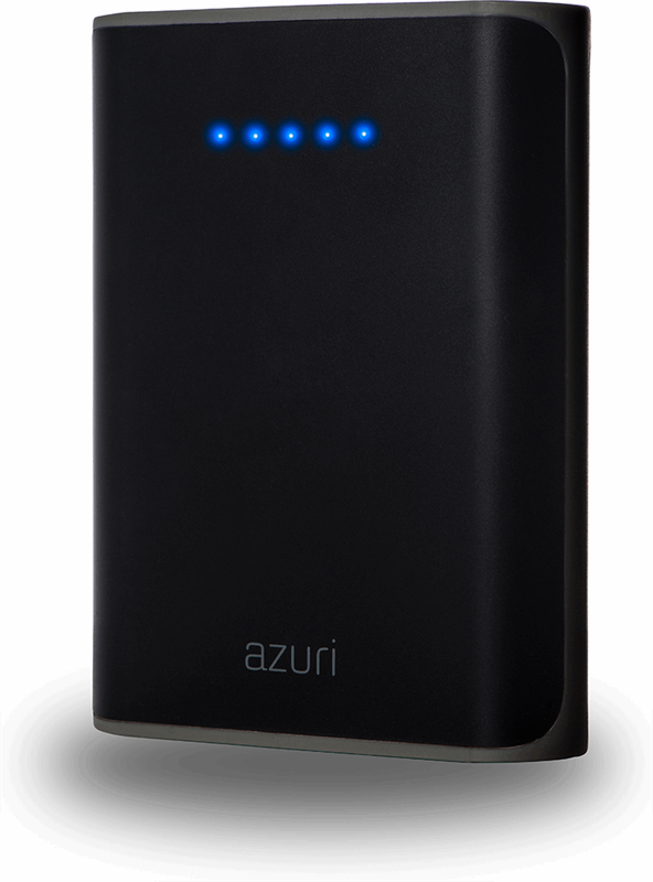 Azuri Power Bank 6000 mAh - zwart