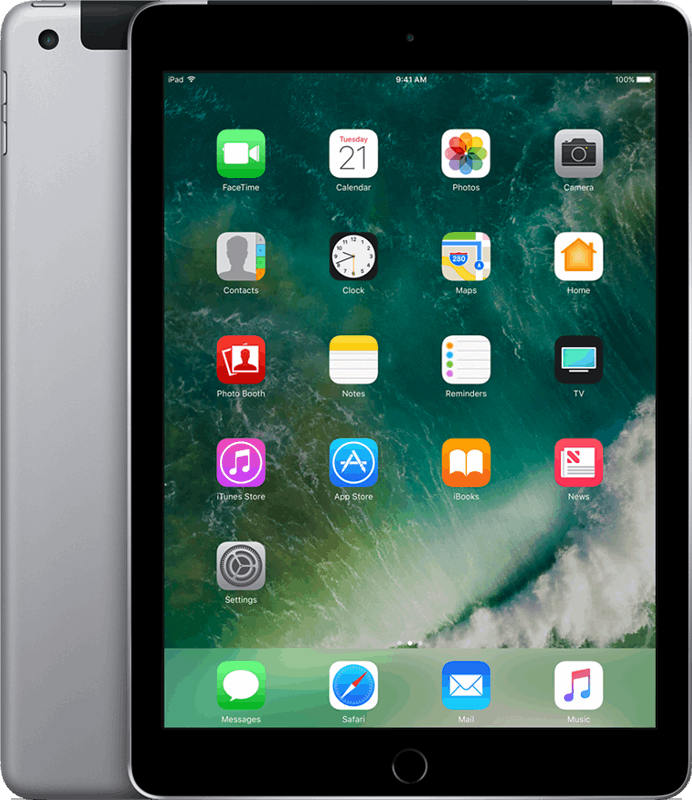 Apple iPad 2017 9,7 inch / grijs / 128 GB / 4G