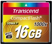Transcend CompactFlash Card 1000x 16GB