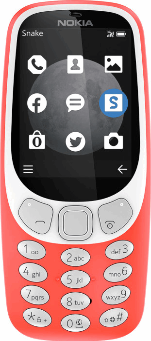 Nokia 3310 rood