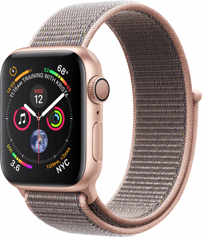 Apple 4 Watch Series 4 grijs, roze, goud / S|M