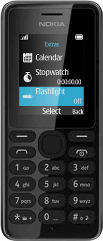 Nokia 108 zwart