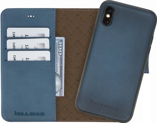 gesloten Honderd jaar schoner Bouletta Uitneembare 2-in-1 Magnetische Lederen Wallet Case Hoesje iPhone  Xs Max - Midnight Blue Telefoonhoesje kopen? | Kieskeurig.nl | helpt je  kiezen