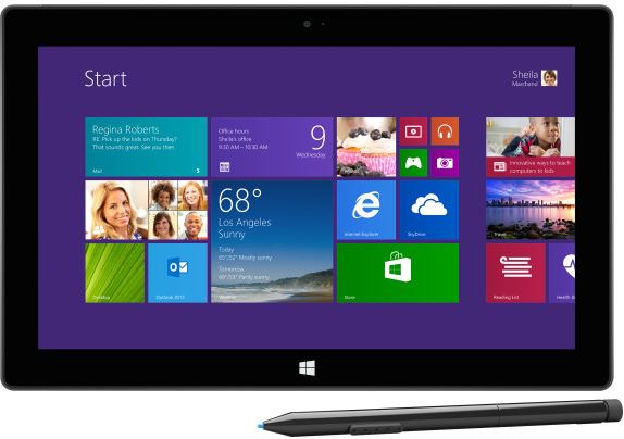 Microsoft Surface Pro 2 10,6 inch / grijs / 64 GB