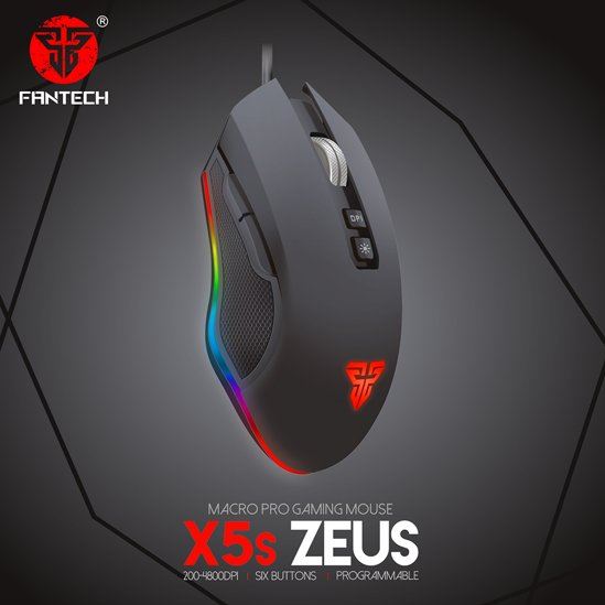 Fantech X5s Zeus RGB Gaming muis