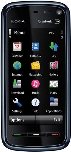 Nokia 5800 Blue Navi zwart, blauw