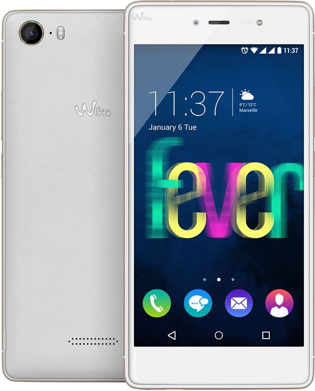 WIKO Fever 4G 16 GB / wit, goud / (dualsim)