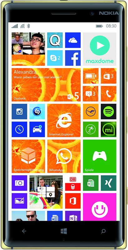 Nokia Lumia 830 16 GB / wit, goud
