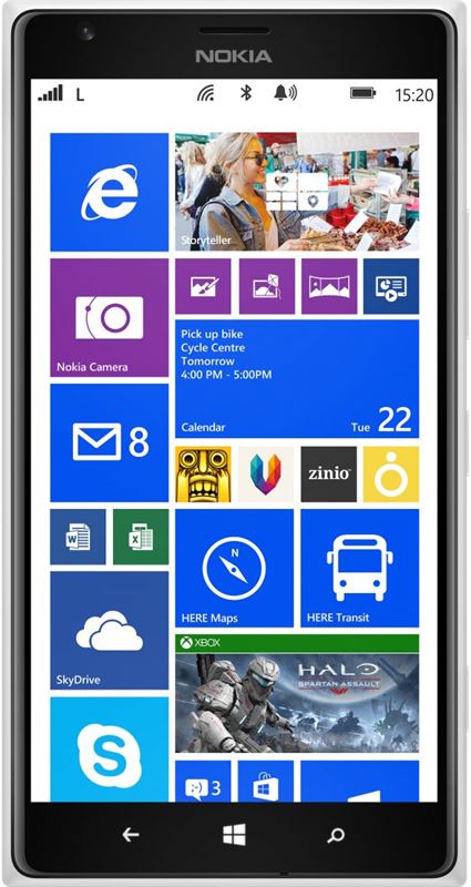 Nokia Lumia 1520 32 GB / wit