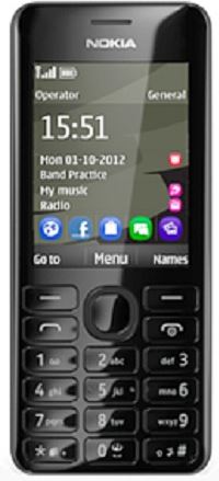 Nokia 206 32 GB / zwart / (dualsim)