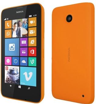 Nokia Lumia 630 8 GB / oranje / (dualsim)