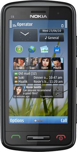 Nokia C6-01 zwart