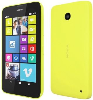 Nokia Lumia 630 8 GB / geel / (dualsim)