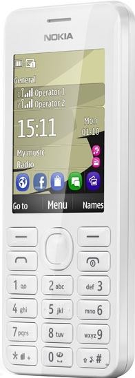 Nokia 206 32 GB / wit / (dualsim)
