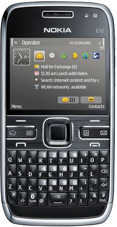Nokia E72 zwart
