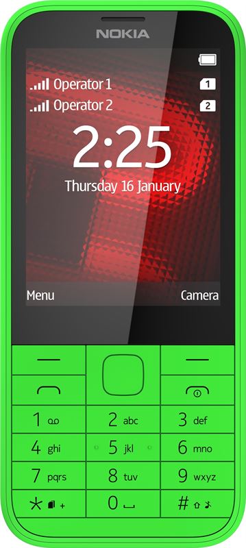 Nokia 225 Dual SIM groen / (dualsim)