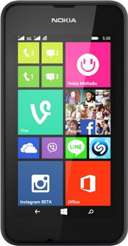 Nokia Lumia 530 4 GB / grijs / (dualsim)